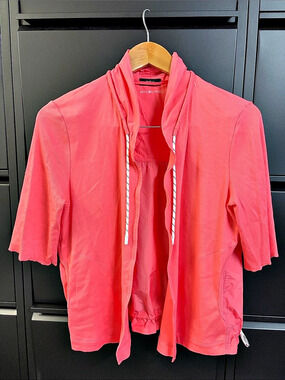 MarcCain Women's Lightweight Hooded Jacket Pink